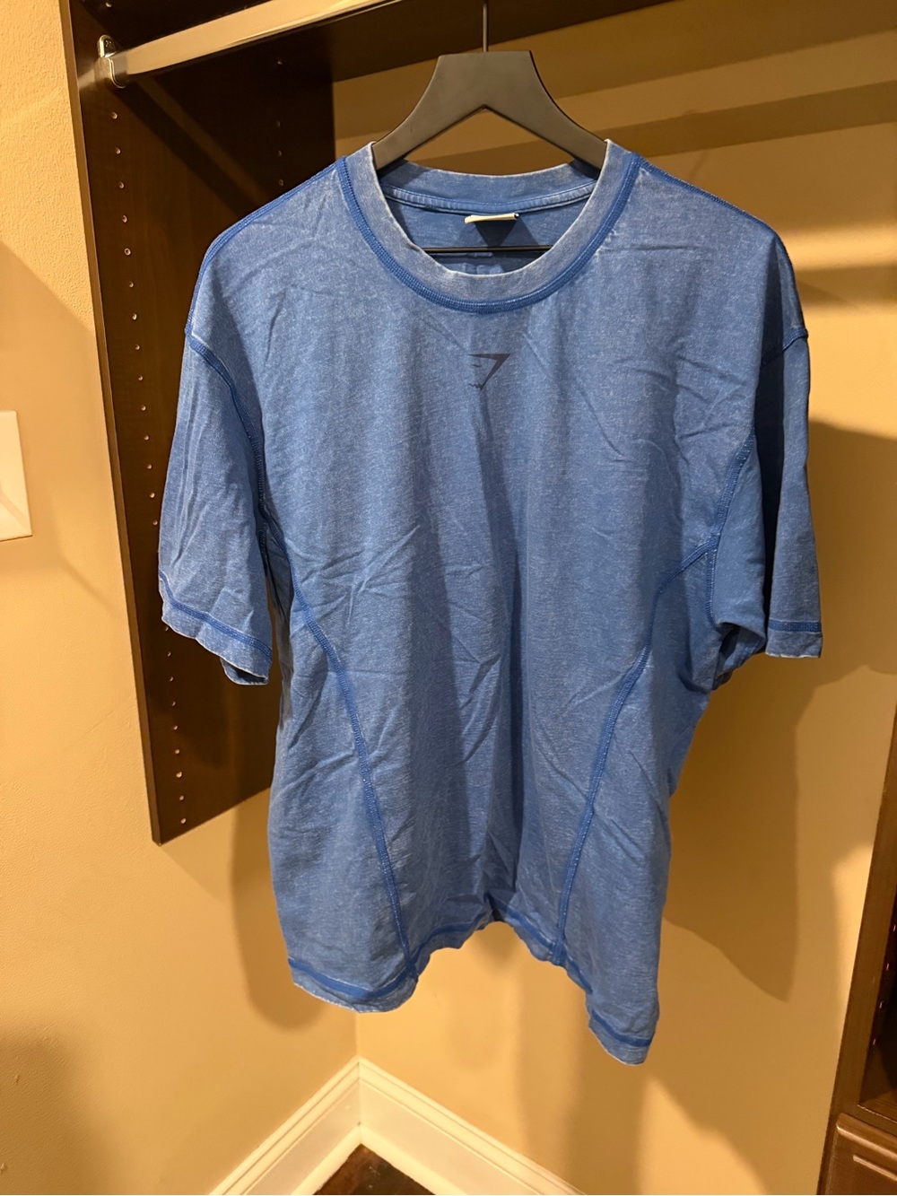 Gymshark Blue Performance Short Sleeve Tee